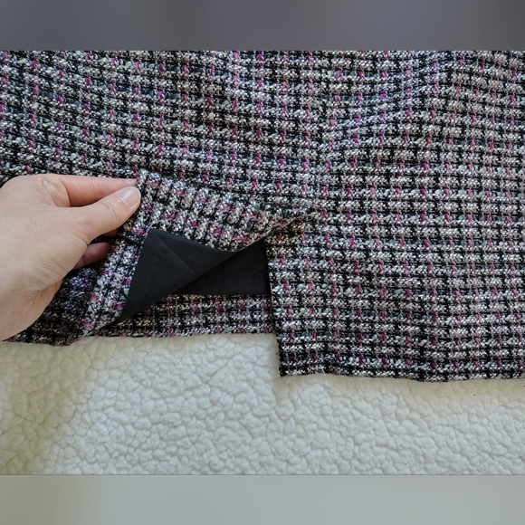 Ann Taylor Loft Women's Size 10 Wool Blend Tweed Lined Skirt - Picture 5 of 9